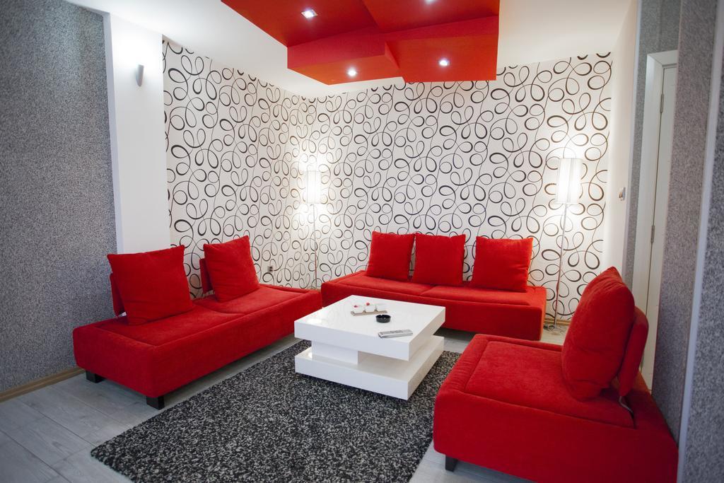 Apartment Red Belgrád Szoba fotó